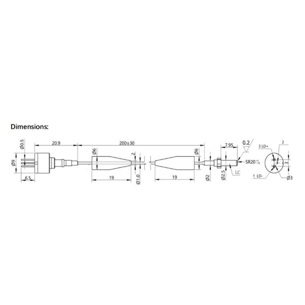 High Temperature Fiber Collimator