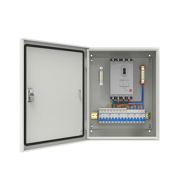 The air compressor has an electrical control box