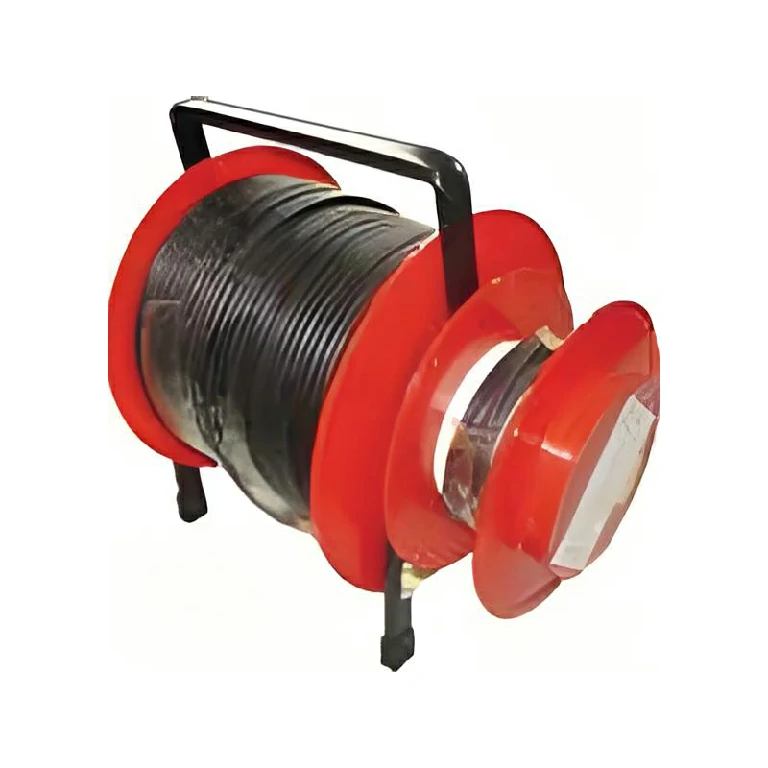 Portable specialty fiber cable deployment reel